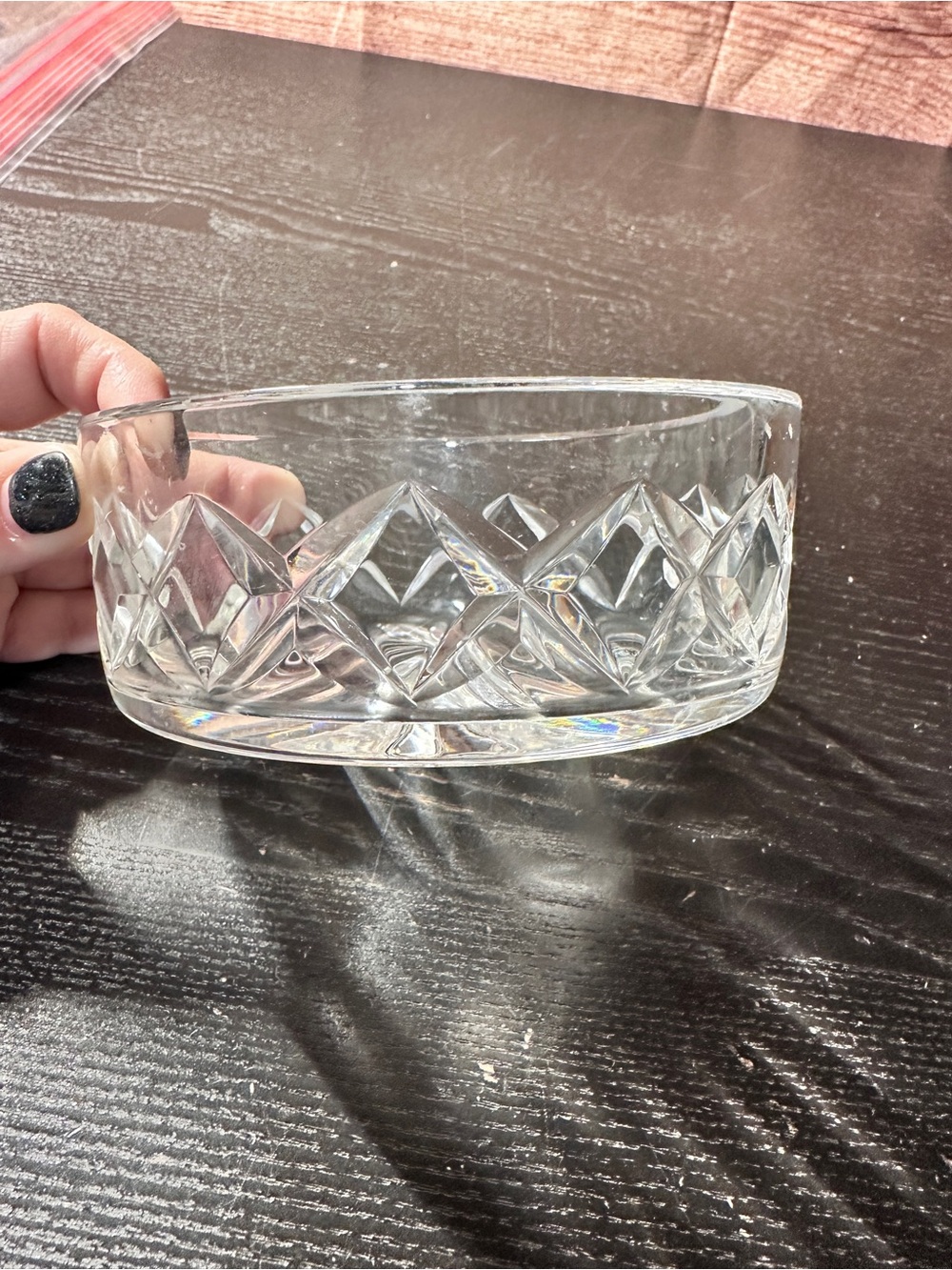 Waterford Crystal Lismore Shallow Bowl, Candy Dish, Wine Holder - Picture 3 of 6